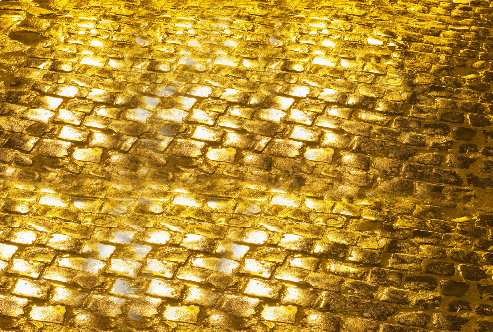 Close-up of a textured gold surface